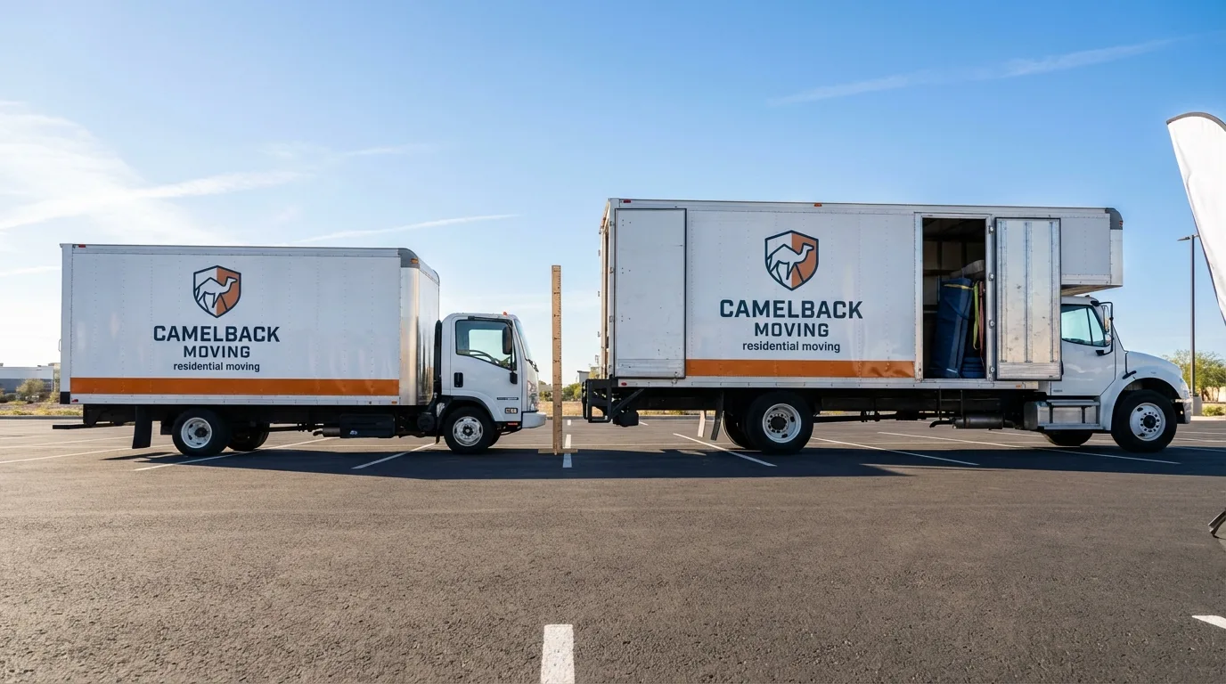Moving truck size capacity guide in New Palestine